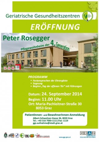 24.09.2014 Eröffnung Pflegewohnheim Peter Rosegger mit Tag der offenen Tür